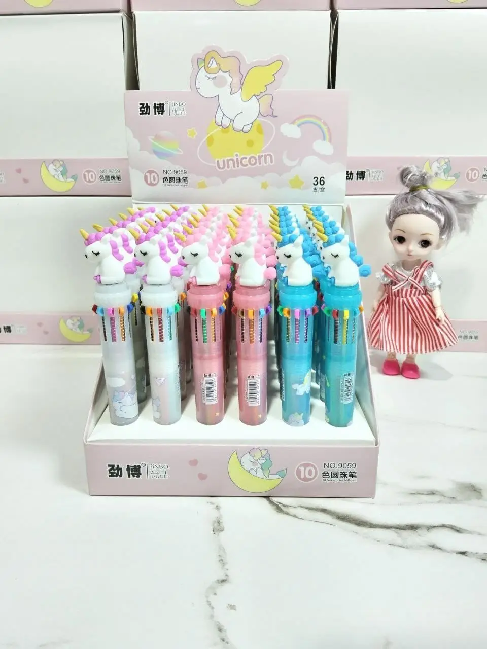 (عروض) 4 قطعة قلم متعدد 10 لون - كود 4