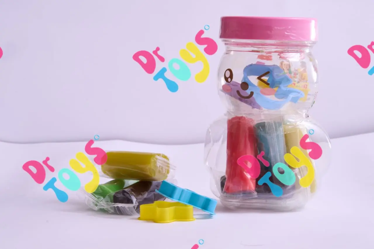 معجون اطفال دب 6 قطع (عرض) 2 علبة